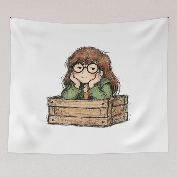 Item preview, DARIA WITH RUSTIC WOOD BOX designed and sold by LIS AND MELIVERSO.
