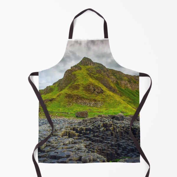 Item preview, Basalt Columns at Giant’s Causeway Beneath Green Irish Cliffs designed and sold by TheHikersEye.