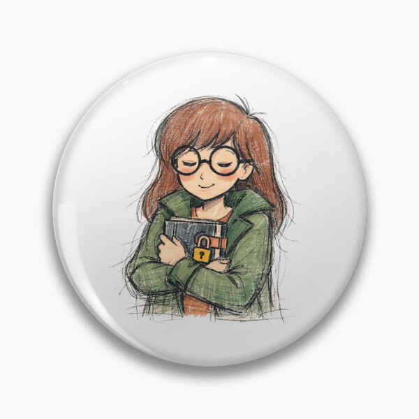 Item preview, Daria with Locked Book designed and sold by LIS AND MELIVERSO.