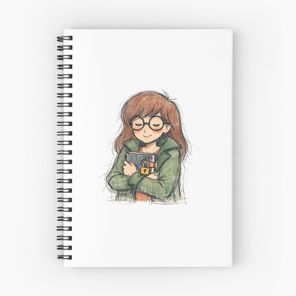 Item preview, Daria with Locked Book designed and sold by LIS AND MELIVERSO.