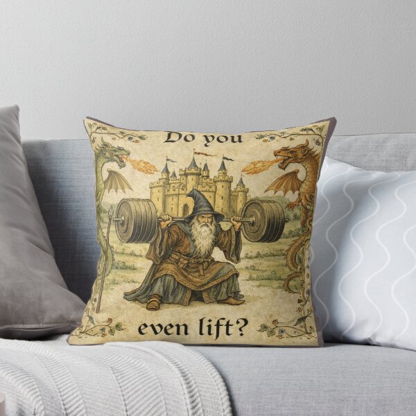 Artikelvorschau, "Do You Even Lift?" Medieval Wizard Edition entworfen und verkauft von PixelStorage.
