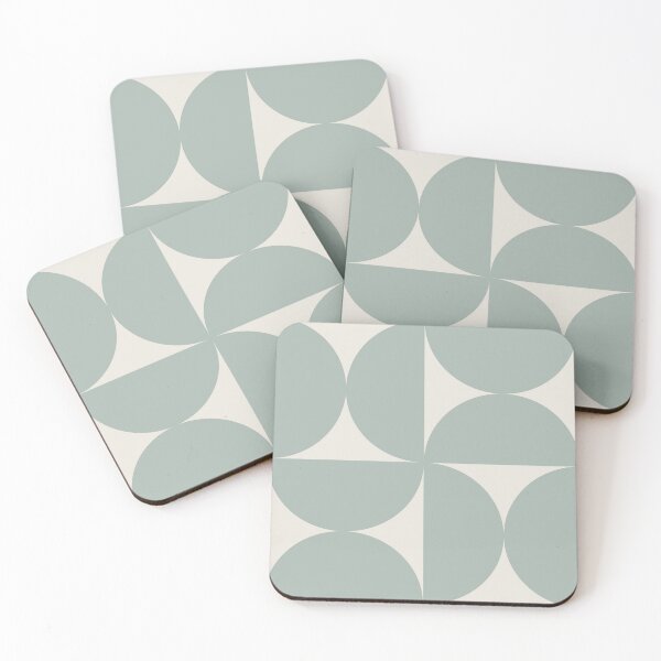 Item preview, Bold Bauhaus Mid Century Minimalism 79 Sage Green designed and sold by colourpoems.