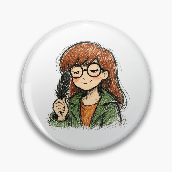 Item preview, Daria with Raven Feather designed and sold by LIS AND MELIVERSO.