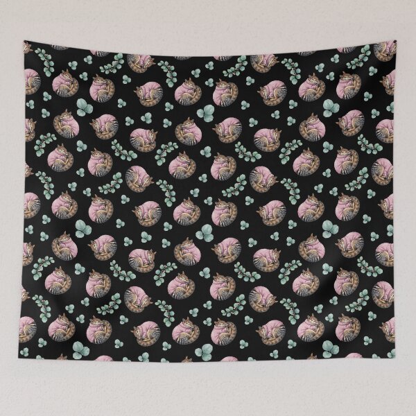 Item preview, Cozy Numbat in Pink Jumper Seamless Pattern designed and sold by Wennebabs.