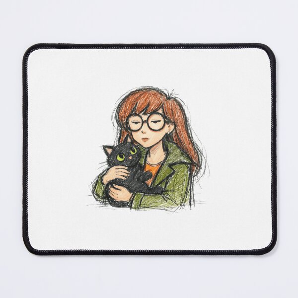 Item preview, Daria with Black Cat designed and sold by LIS AND MELIVERSO.
