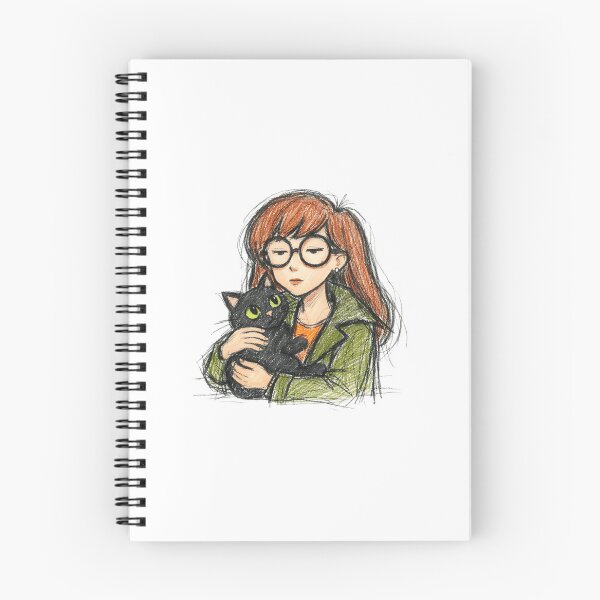 Item preview, Daria with Black Cat designed and sold by LIS AND MELIVERSO.