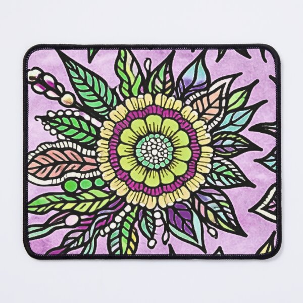 Item preview, OSTARA: Terrestrial Frequency — Soft Maximalist Pastel Botanical Design designed and sold by Bloom Theory.