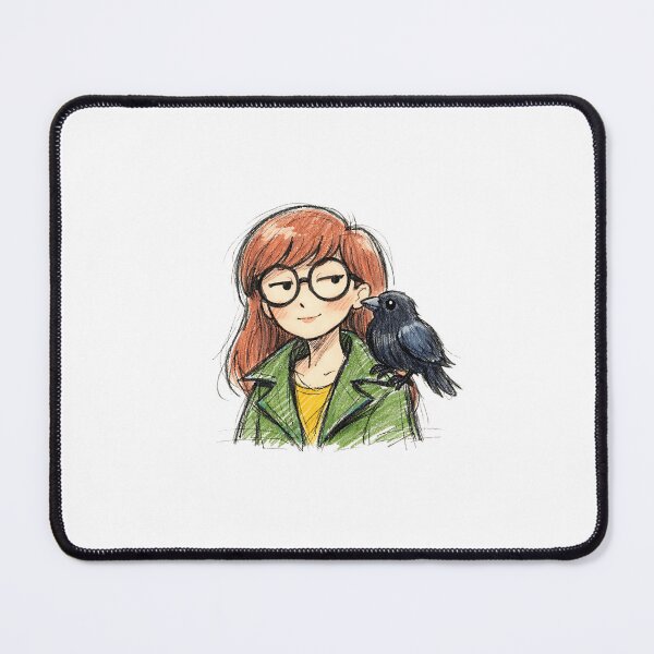 Item preview, Daria with Raven designed and sold by LIS AND MELIVERSO.
