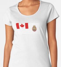 Flag of Canadian Armed Forces Women's Premium T-Shirt