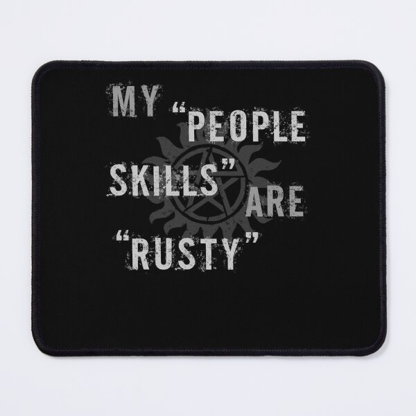 Item preview, Supernatural Castiel 'People Skills' T-Shirt  designed and sold by krsicamar.