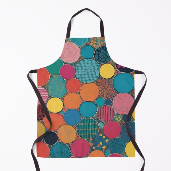 Item preview, Vibrant Abstract Mosaic Circles Pattern Art designed and sold by AlxVel.