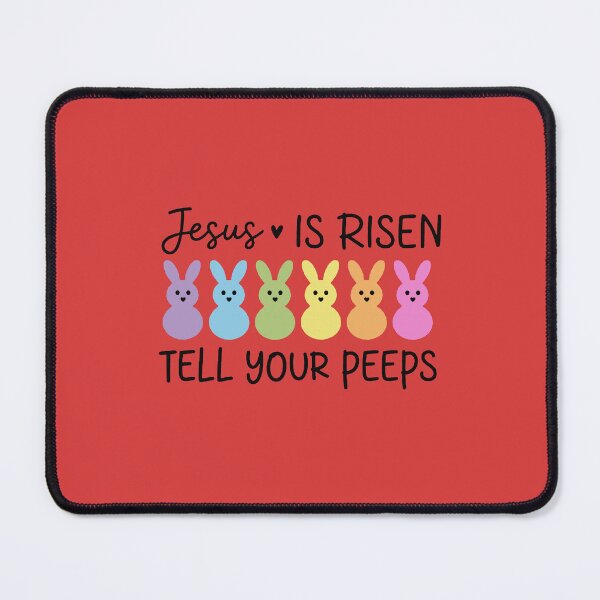 Item preview, Jesus Is Risen Tell Your Peeps, Funny Easter Cute Baseball designed and sold by NinMema.