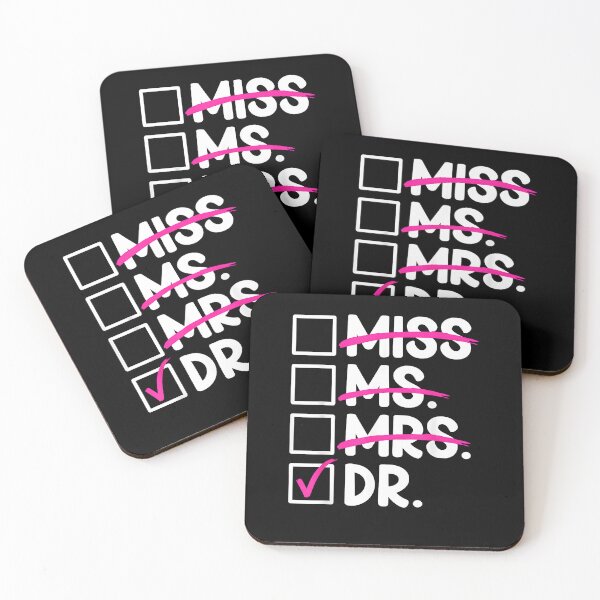 Item preview, Doctoral Thesis Miss Ms. Mrs. Dr. Doctorate Women Doctor designed and sold by Boutkimaewab.