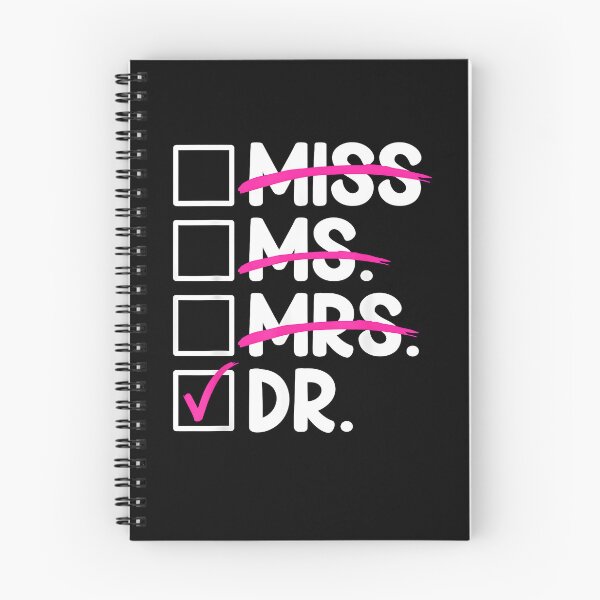 Item preview, Doctoral Thesis Miss Ms. Mrs. Dr. Doctorate Women Doctor designed and sold by Boutkimaewab.