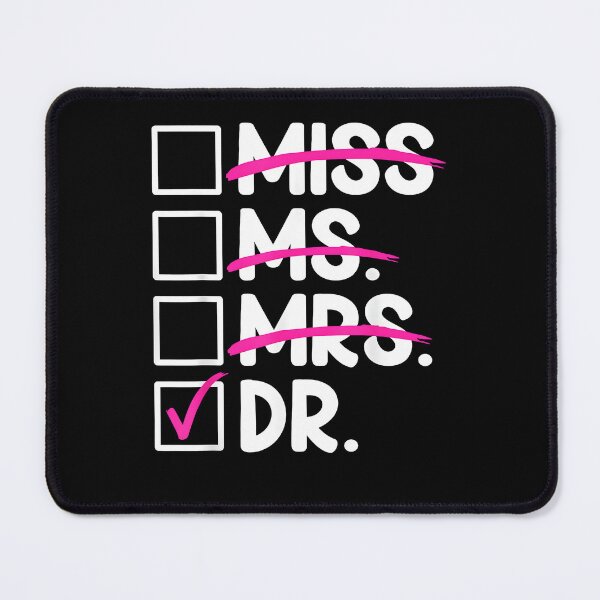 Item preview, Doctoral Thesis Miss Ms. Mrs. Dr. Doctorate Women Doctor designed and sold by Boutkimaewab.