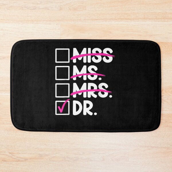 Item preview, Doctoral Thesis Miss Ms. Mrs. Dr. Doctorate Women Doctor designed and sold by Boutkimaewab.