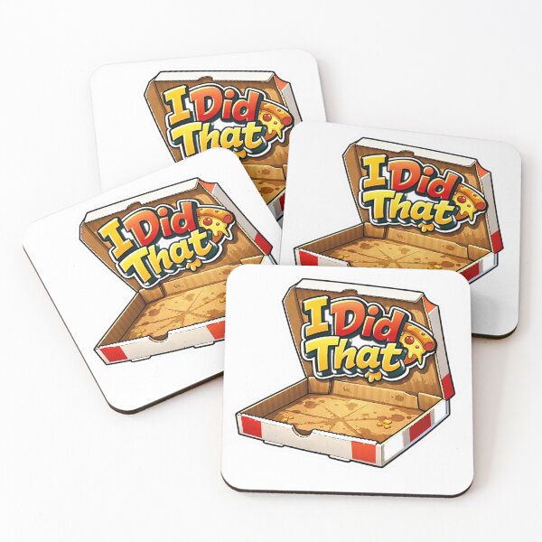 Item preview, I Did That – Funny Empty Pizza Box Cartoon Sticker designed and sold by Art Lea.
