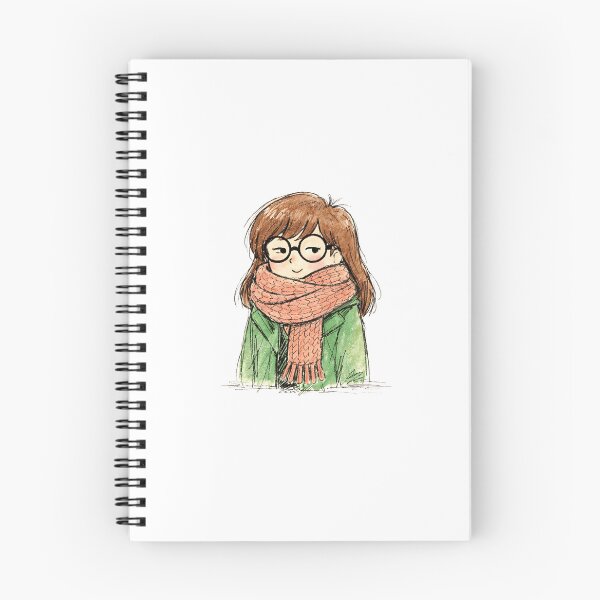Item preview, Daria with Wool Scarf designed and sold by LIS AND MELIVERSO.