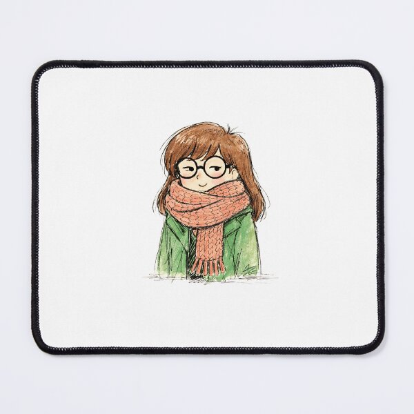 Item preview, Daria with Wool Scarf designed and sold by LIS AND MELIVERSO.
