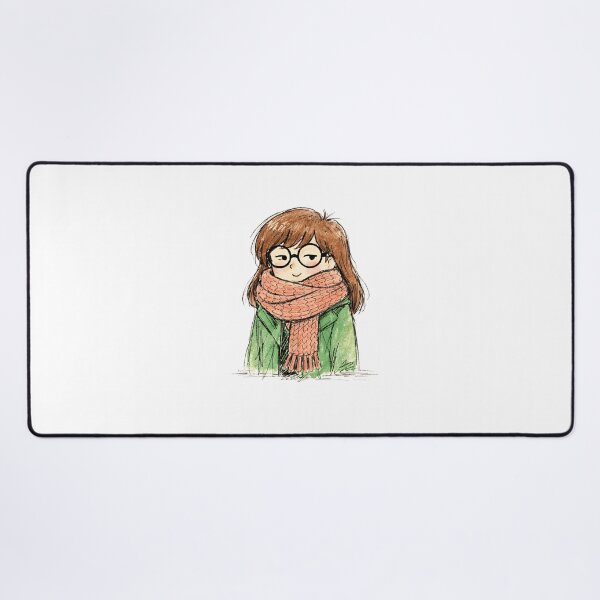 Item preview, Daria with Wool Scarf designed and sold by LIS AND MELIVERSO.