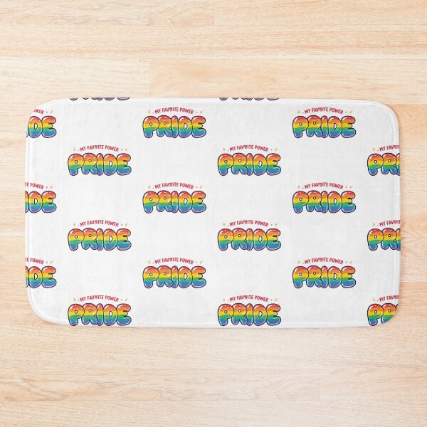 Item preview, My Favorite Power Is PRIDE – Bold Rainbow LGBTQ Pride Art Sticker designed and sold by Pride_Prints.