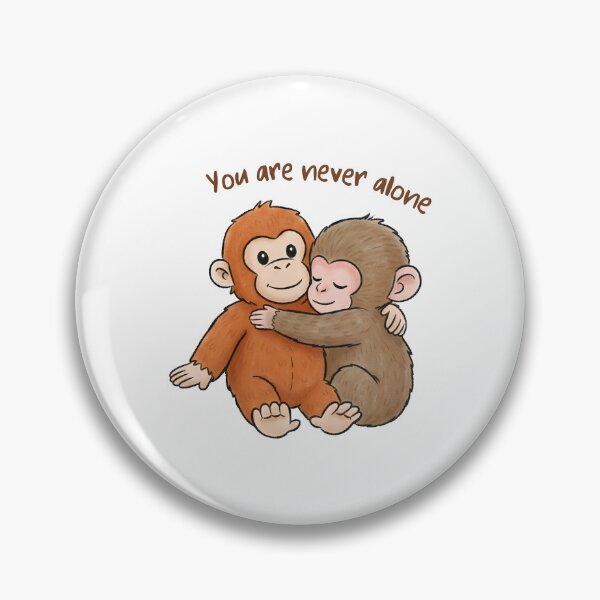 Item preview, Punch Monkey, Cute Baby Monkey with Plush Toy, Emotional Gift for Animal Lovers designed and sold by jimfarrepo.