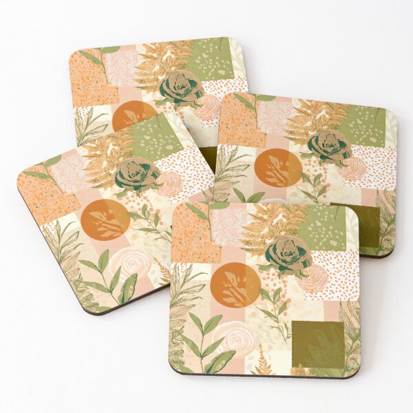 Item preview, Boho Abstract Sage And Earthtones Collage-Style Designs designed and sold by DEC02.