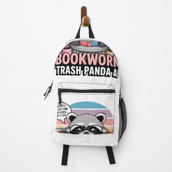 Item preview, Bookworm Trash Panda AF Tee | Reading Superpower Raccoon T-Shirt designed and sold by Ashley critters.