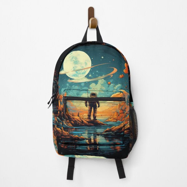 Item preview, Galaxy Astronaut Outter Space New Worlds Art designed and sold by GrinGalore.