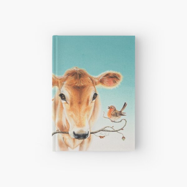 Calf and bird by Maria Tiqwah Hardcover Journal