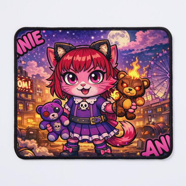 Item preview, Annie Fire Magician Kitten designed and sold by Lunatik Cat.