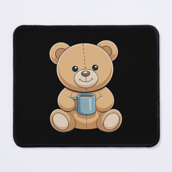 Item preview, Cute Teddy Bear holding his Cup for Tea and Coffee Lovers designed and sold by FaithAbbott.
