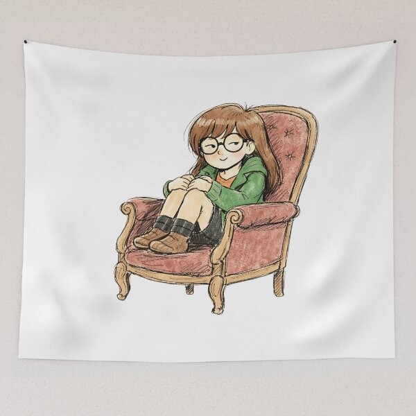 Item preview, DARIA IN ANTIQUE ARMCHAIR designed and sold by LIS AND MELIVERSO.