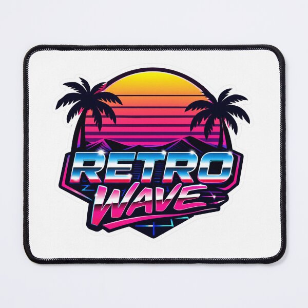 Item preview, Retro Wave Vaporwave Sunset Palm Trees Neon 80s Aesthetic designed and sold by craftedd.