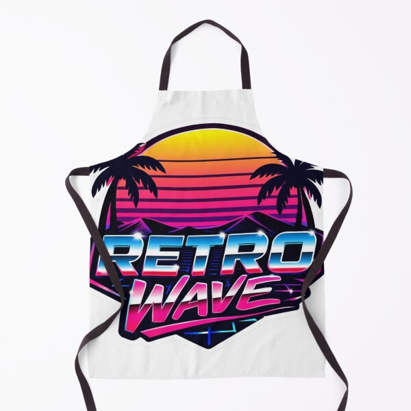Item preview, Retro Wave Vaporwave Sunset Palm Trees Neon 80s Aesthetic designed and sold by craftedd.