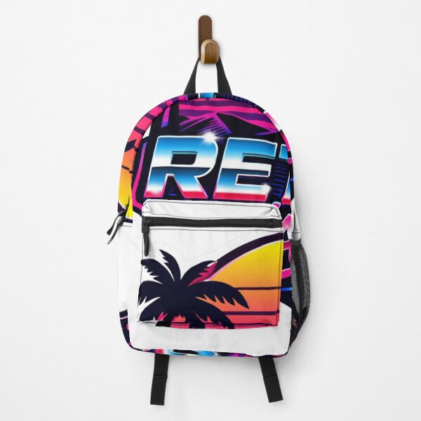 Item preview, Retro Wave Vaporwave Sunset Palm Trees Neon 80s Aesthetic designed and sold by craftedd.