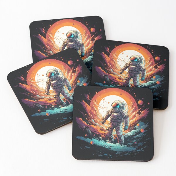 Item preview, Galaxy Astronaut Outter Space New World Art designed and sold by GrinGalore.