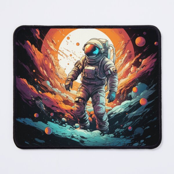 Item preview, Galaxy Astronaut Outter Space New World Art designed and sold by GrinGalore.