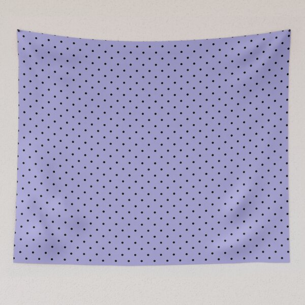 Item preview, Black Small Polka Dots On Pastel Lilac designed and sold by POLKAIWERX.