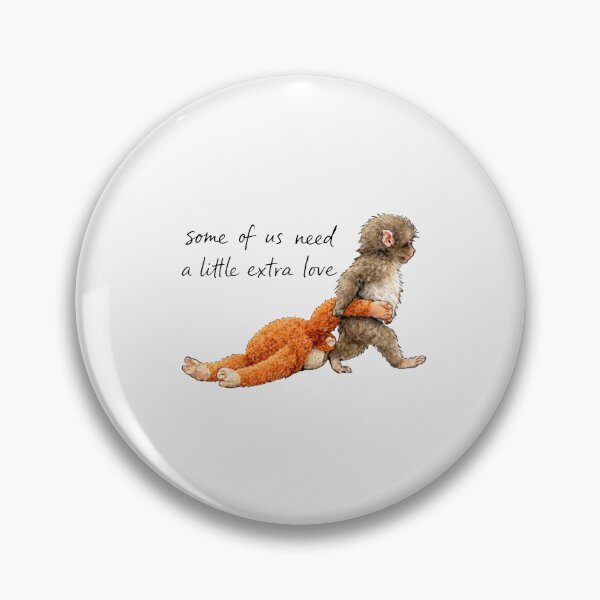 Item preview, Punch Baby Monkey, Viral Baby Monkey Inspired , Some Of Us Need A Little Extra Love designed and sold by NinMema.
