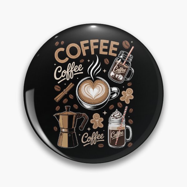 Item preview, Coffee Lover Cappuccino Latte Espresso Beans designed and sold by FaithAbbott.
