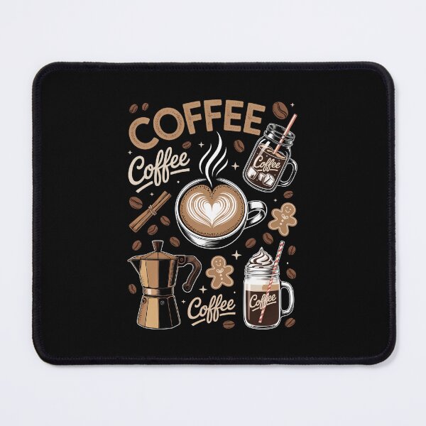 Item preview, Coffee Lover Cappuccino Latte Espresso Beans designed and sold by FaithAbbott.