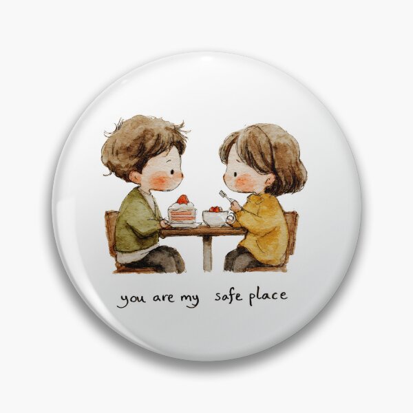 Item preview, You Are My Safe Place – Cute Couple Date Love designed and sold by JaiSoftStudio.