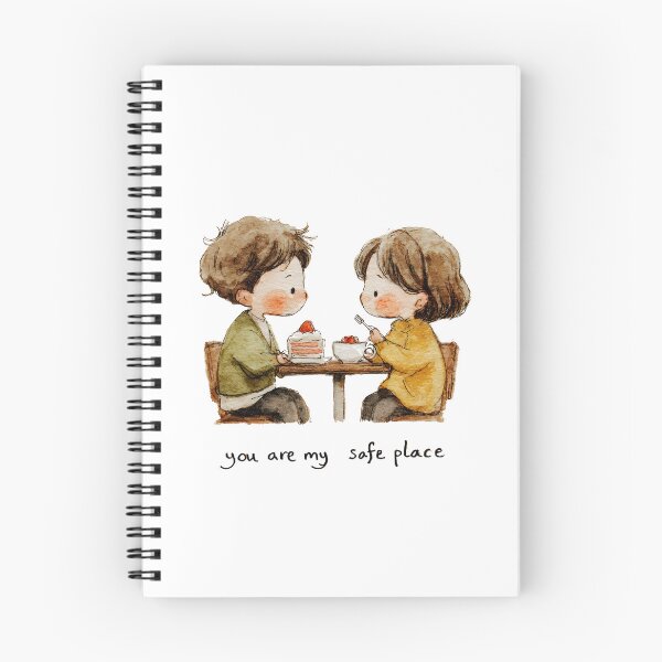 Item preview, You Are My Safe Place – Cute Couple Date Love designed and sold by JaiSoftStudio.