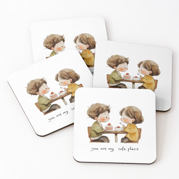 Item preview, You Are My Safe Place – Cute Couple Date Love designed and sold by JaiSoftStudio.