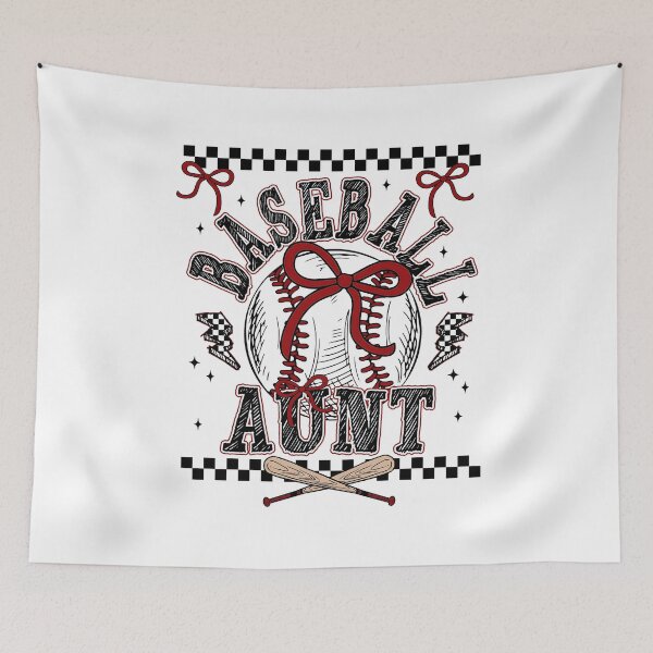 Item preview, Retro Baseball Aunt Checkered designed and sold by Szekeresrenato.