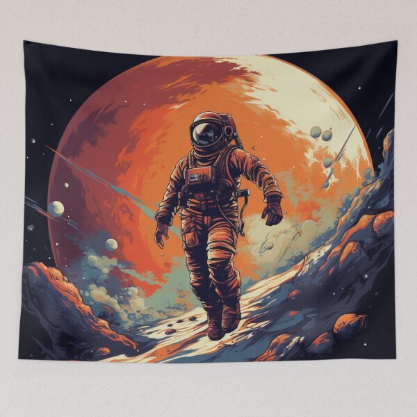 Item preview, With Love From Space Galaxy Astronaut Outter Planet designed and sold by GrinGalore.