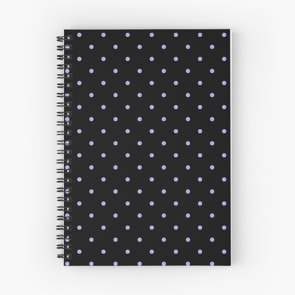 Item preview, Pastel Lilac Small Polka Dot On Black designed and sold by POLKAIWERX.
