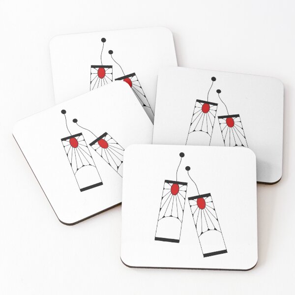 Item preview, Hanafuda Earrings designed and sold by altimento.