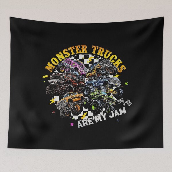 Item preview, Monster Trucks Are My Jam, Monster Truck Boy, Kids Truck Sublimation, Boy Easter designed and sold by jimfarrepo.